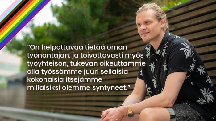 Kaikkien vapaus olla oma itsensä tulee olla työpaikan kulttuurin ytimessä